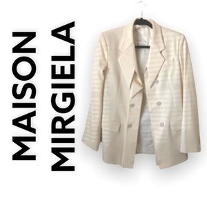 Maison Margiela cream button jacket/blazer size 1